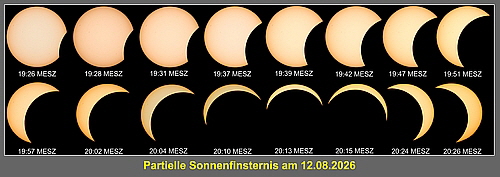 Partielle Sonnenfinsternis 12.08.2026